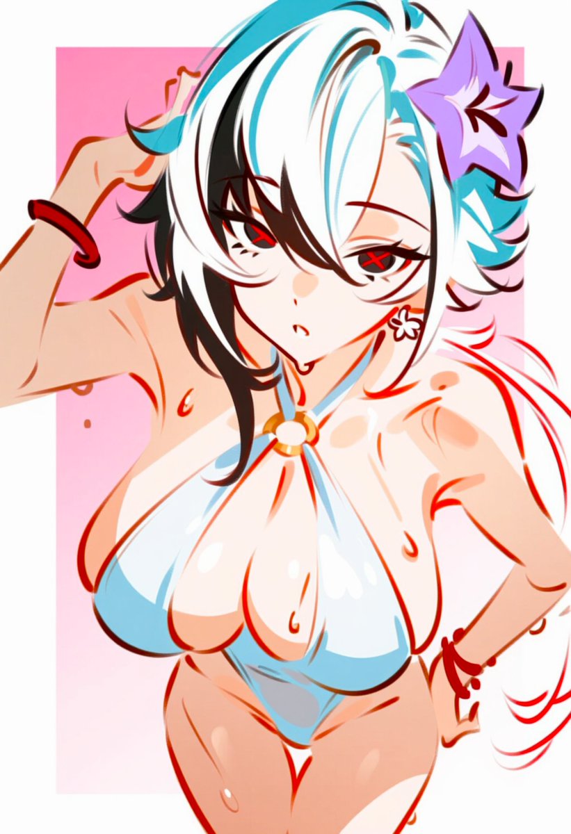 Skyypan's tweet photo. arlecchino 
SFW illustration https://t.co/qpORtJbFRX