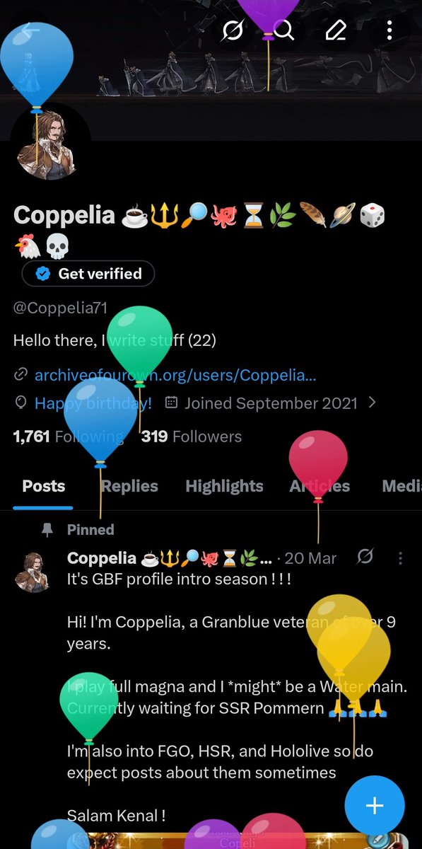 Coppelia71's tweet photo. Baloons 🎉 https://t.co/nDzc2DiqGg
