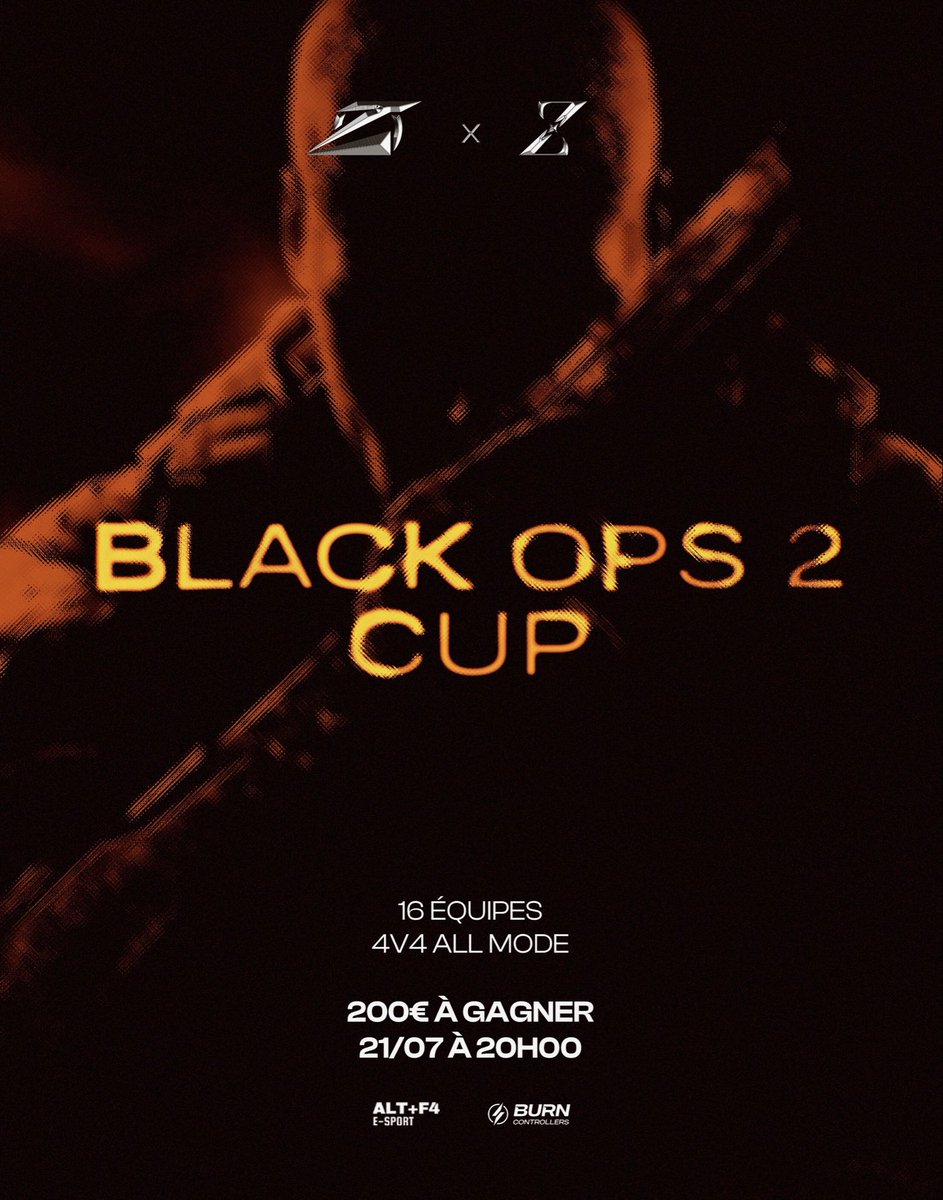 Zeeked's tweet photo. 🏆 @RauzanEsport x @Zeeked BlackOps 2 CUP! 

👥 16 équipes 
⚔️ 4v4 All mode
💸 200€ à gagner
⏰ 21/07 à 20H00
*Single élimination 

Le tout, cast sur ma chaine👀

Lien d’inscription: https://t.co/p0DvTMq4LM https://t.co/5zyls3lMpF
