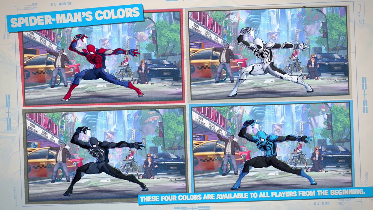 Xeno_TG's tweet photo. ‼️ALL OF SPIDER-MAN'S ALTERNATE COLORS FOR MARVEL TOKON FIGHTING SOULS CONFIRMED!!!

HOLY SHIT WAIT THE FANTASTIC FOUR RECOLOR AND THE FUTURE FOUNDATION???? ALSO ONE OF THE NEW POSES TO AHHHHHHHH https://t.co/iZKCP7tjwC