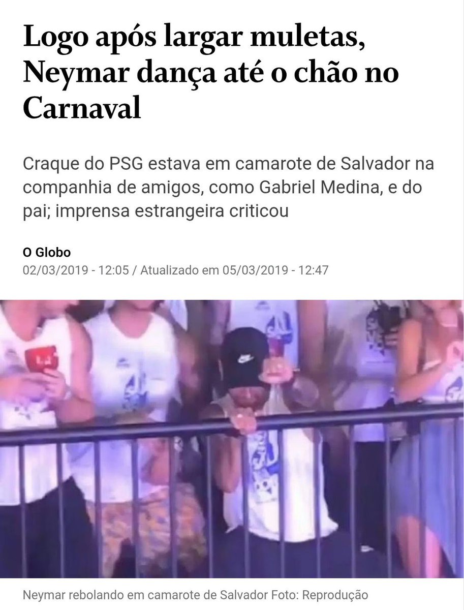 CrnHugo's tweet photo. @futnatv - Abdique de festas, cruzeiros, etc. para recuperar de suas lesões;
Hoje em dia mais do que nunca jogador de futebol deve ter uma vida de atleta fora de campo. É o que diferencia o menino ney de tantos outros que levaram a carreira 100% a sério https://t.co/gE8pWdKlQT