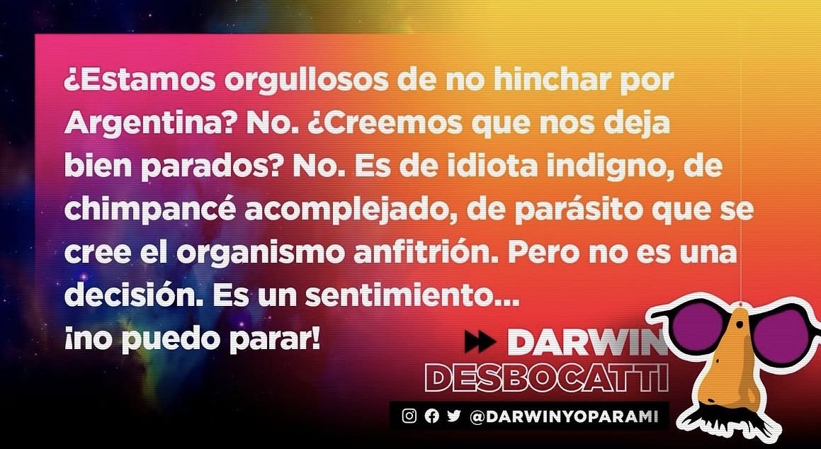chein83's tweet photo. @Janisoyo @TejoMattioli Así lo resumió mejor Tanco: Resentimiento. Envidia. Todo eso. La mala suerte que tuvo Argentina desde 1991 al 2021 nos mintió de que podíamos medirnos con ellos. Y nos hizo daño. https://t.co/n9bMDAwFnu