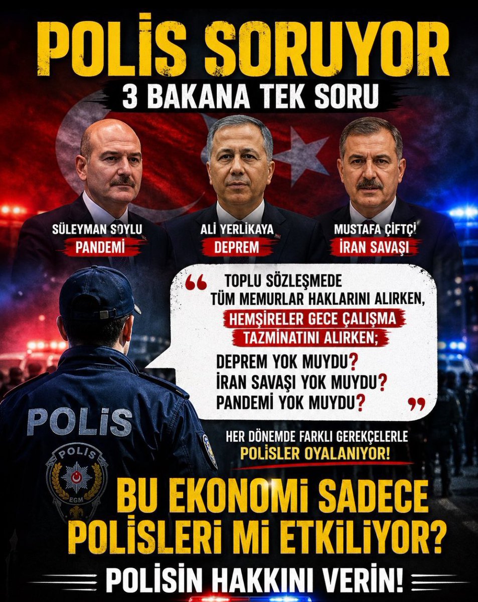 TaTaR_RaMaZaN99's tweet photo. 2002 den beri her gelen bakan çalışma devam ediyor dedi 

Bir çalışma varsa her seferinde sıfırdan mı başlıyor 
#PolisYineMiBekleyecek https://t.co/97pTDeZjQX