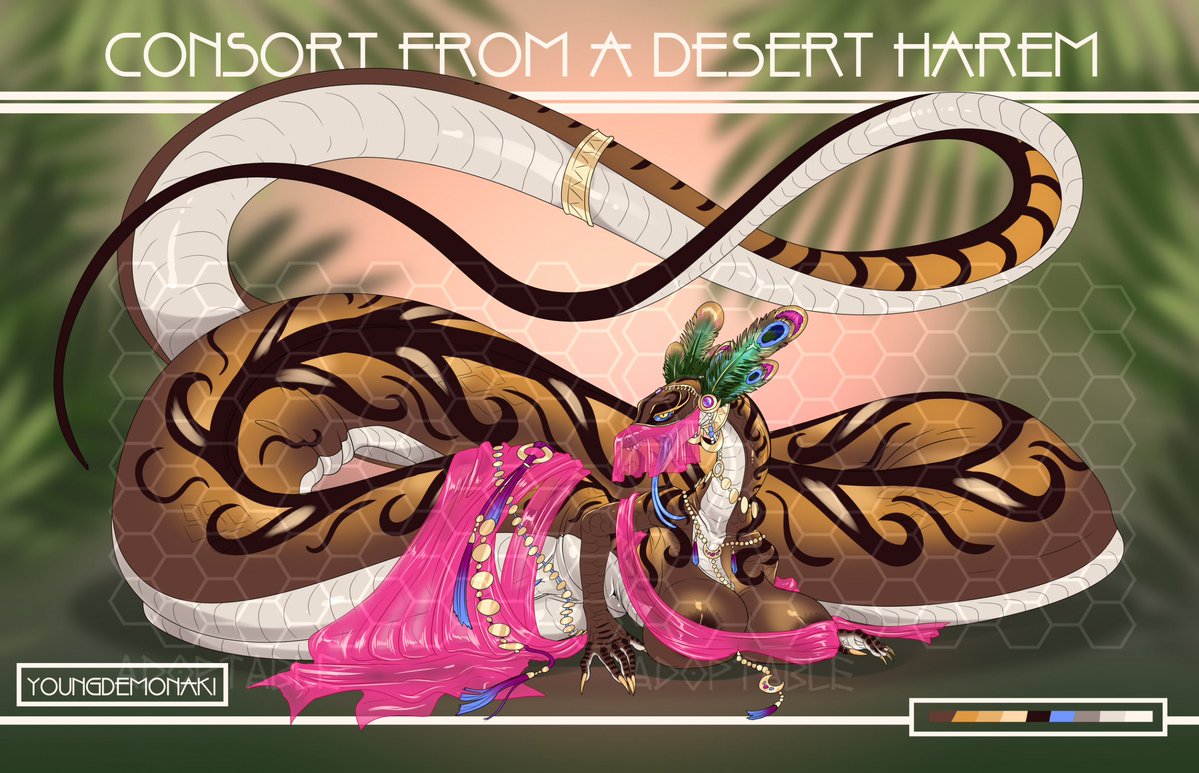 youngdemonaki's tweet photo. Snake consort

Beauty, power, and danger wrapped in flowing silk. This desert consort hides the elegance of royalty and the patience of a predator. Every detail tells a story. 🐍🌴

#Adoptable #FantasyCharacter https://t.co/8a5708bfhq