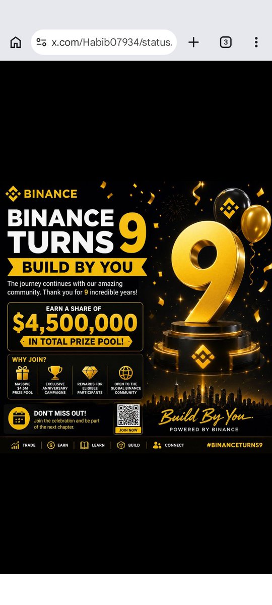 khosani36's tweet photo. #BinanceTurns9 https://t.co/CtLUTlcz6C