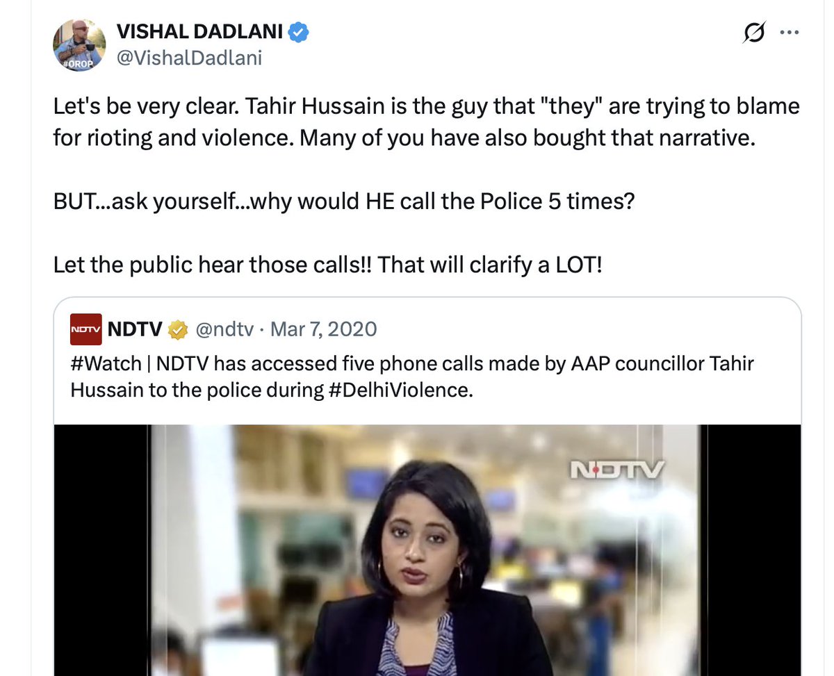AtriNeeraj's tweet photo. Finally Tahir Hussain has been convicted of his anti-Hindu activities and murder in Delhi Riots.

Bollywood is full of Over Ground Workers of Islamic terrorists. This is just one example. They are @GemsOfBollywood https://t.co/Nnt2P9eySj