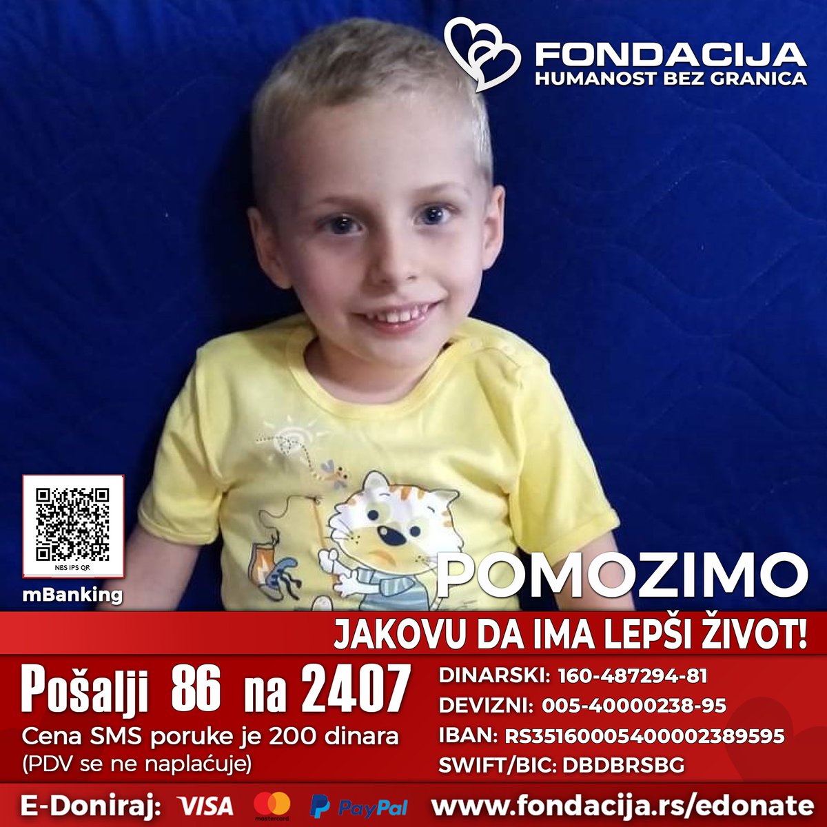 Juznapruga1's tweet photo. @poslednjilet Zamolili bih vas da podelite objavu za lečenje našeg sina Jakova. https://t.co/AEblGrNQaI