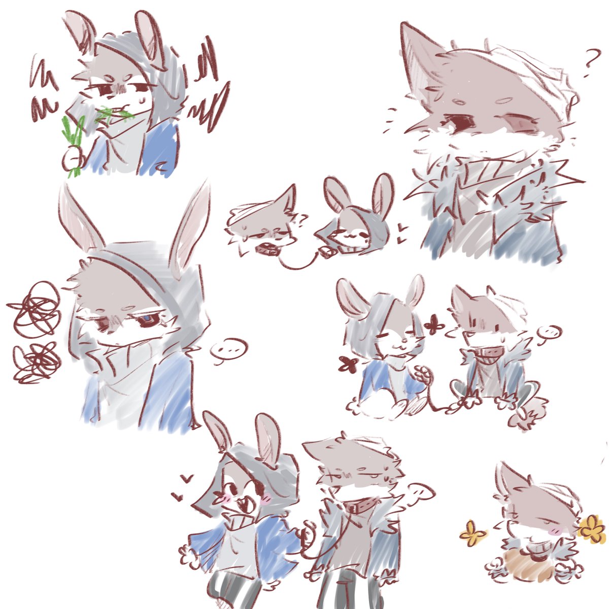 AXforsty's tweet photo. 🐰🐺
#murdersans 
#horrorsans 
#Dusthorror https://t.co/CV9QngvKIU