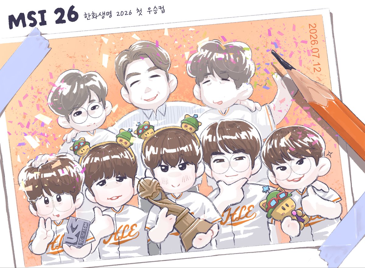 Zeussforu's tweet photo. 2026 우리의 첫 우승컵
#HLE_WIN https://t.co/3V7N3EjdQF