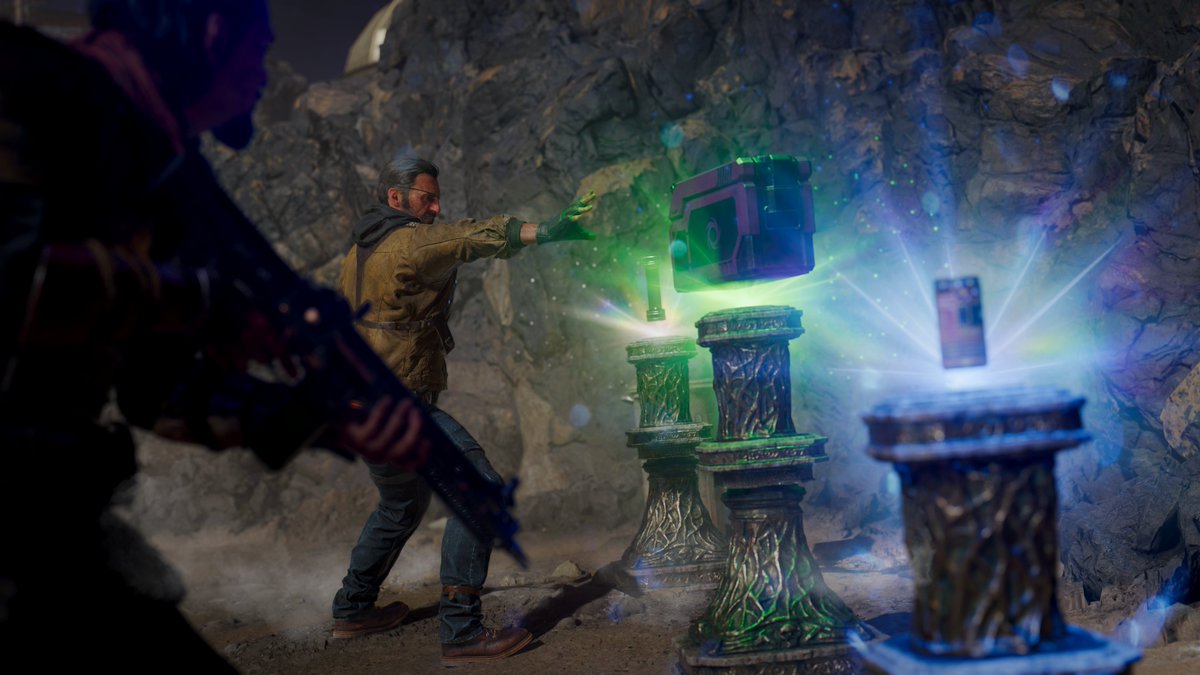 Treyarch's tweet photo. Zombies players, get ready for Season 05.

❄️ Survival Map: Eidskallen Lighthouse
🌋 Directed Mode &amp; Starting Room: Kowakujō
↔️ Rogue Run: Astra Malorum
💀 Cursed Relics in Rogue Run
🏠 Final Round-Based Map: Rex Infernus (Mid-Season)

Intel: https://t.co/EkjmcyJCwS https://t.co/r2ut7zx32S