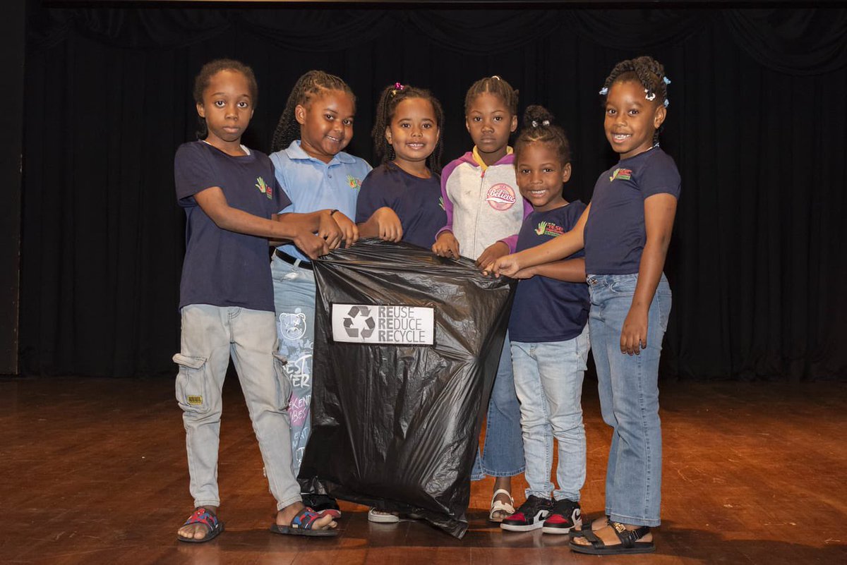 WeSayYESTT's tweet photo. โป๏ธ Big cheers to our Little Green Makers! These young recyclers proved that small voices can make a big impact. ๐
#HopeRevealed #GenerationGreen #WeSayYES https://t.co/nsagNy8zPL