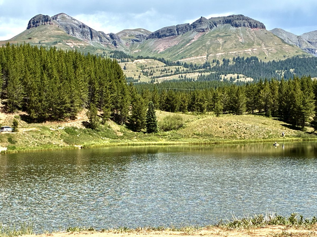 RTB_HRoss's tweet photo. This was my Colorado "office" two days ago, at elevation 10,800 feet, where I wrote an article on why God is not hidden. I took these photos while typing on my computer. https://t.co/VNOOyhMhXN