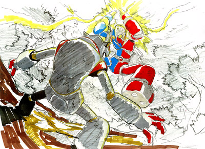 ishimoripanels's tweet photo. Kikaider drawings done by Naoyuki Konno around the 01 OVA
https://t.co/9uzAWIAqtS https://t.co/LFBhNlon2M