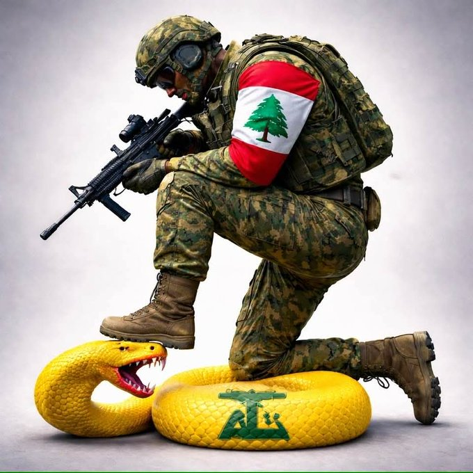 nour_ibrahim23's tweet photo. لا سلاح إلا سلاح #الجيش_اللبناني.

لا دويلة داخل الدولة.

تجريد #حزب_الله من سلاحه واجب وطني.!!! https://t.co/G6YGozkvSZ