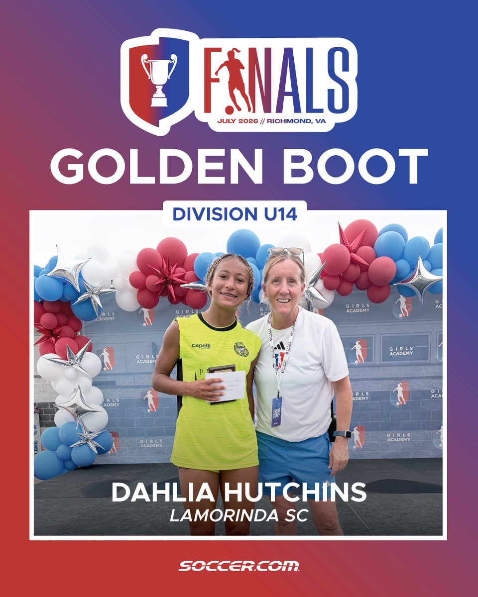 GAcademyLeague's tweet photo. Congratulations to the 2026 Golden Boot winners 👏

Shoutout to @soccerdotcom for helping celebrate with a gift card! https://t.co/nmdovEcouU