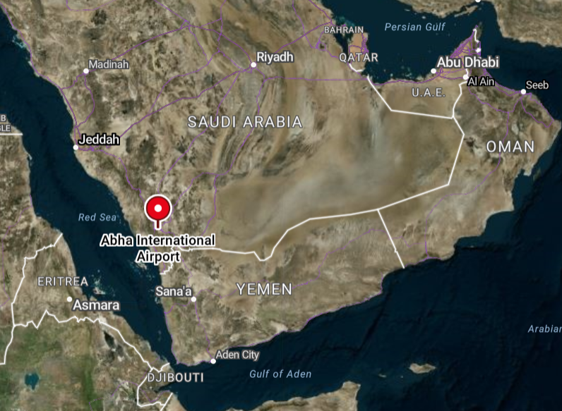 Glenn_Diesen's tweet photo. Reports of heavy smoke from Saudi Arabia’s Abha Airport. It appears that Yemen has entered the fight. https://t.co/JnF4vRPgCi