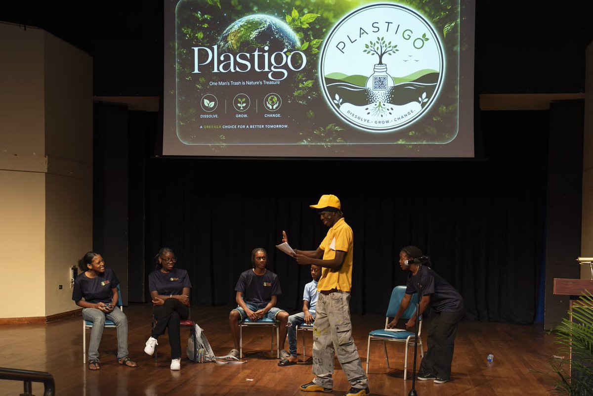 WeSayYESTT's tweet photo. ๐ญ Our Green Entrepreneurs turned an eco-tourism pitch into a stage production, proving that business and creativity can change the world! ๐ฟ๐ก
#HopeRevealed #GenerationGreen #WeSayYES https://t.co/s3iRakiyCW