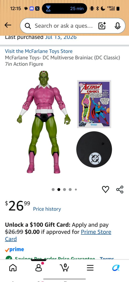 MaryJaneWAPson's tweet photo. Just paid $30 with tax for a classic brainiac when I know a new line is coming next year #imcattle https://t.co/mqA86yxHUJ