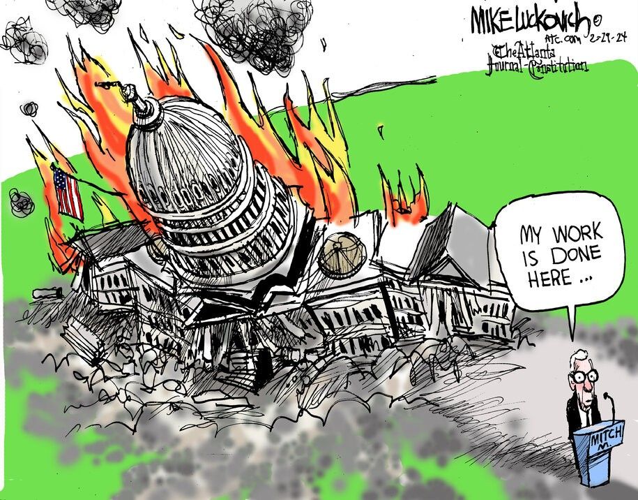 namwella1961's tweet photo. The definition of irony: Mitch McConnell using government funded healthcare to recover from whatever happened, only to do everything in his power to help the Senate take Medicare away from millions of people who have no other options.
#VoteBlueInMidTerms #VoteOutEveryRepublican https://t.co/SVQ2vvhdKd