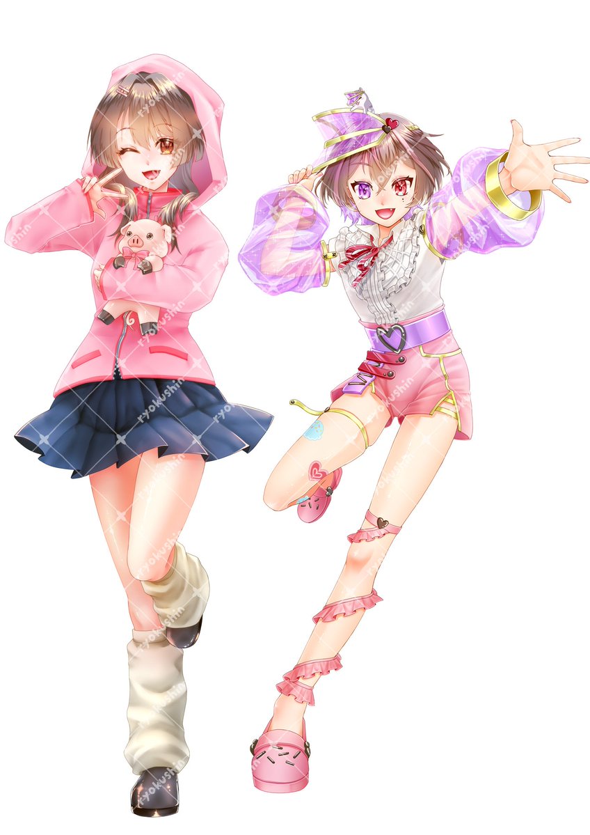 ryokushin2's tweet photo. なかなか立ち絵の実績公開出来てないのですが、背景もつけたい！って思ってると作業が出来なくて1枚絵ばかり公開先になってます💦

立ち絵も描いてるよ！ということで簡易の実績公開。
IRIAM動作確認対応もしてるので、立ち絵のご依頼もお気軽にお問い合わせください。
 #立ち絵依頼  #有償依頼 https://t.co/3VLgA9UvrO