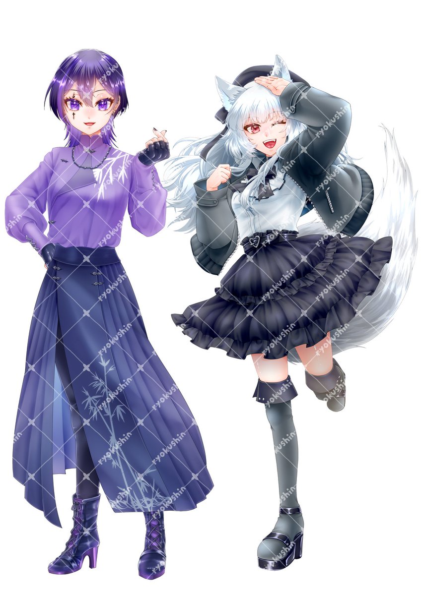 ryokushin2's tweet photo. なかなか立ち絵の実績公開出来てないのですが、背景もつけたい！って思ってると作業が出来なくて1枚絵ばかり公開先になってます💦

立ち絵も描いてるよ！ということで簡易の実績公開。
IRIAM動作確認対応もしてるので、立ち絵のご依頼もお気軽にお問い合わせください。
 #立ち絵依頼  #有償依頼 https://t.co/3VLgA9UvrO