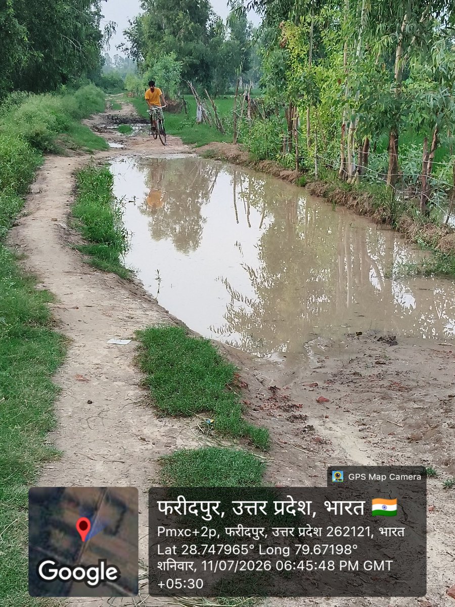 ANKUSHVGYB's tweet photo. @SDMBaheri @dmbareilly @JitinPrasada @CdoBareilly @myogiadityanath नगर पंचायत फरीदपुर बहेड़ी बरेली किसानों के खेत जाने का रास्ता बहुत ही ज्यादा खराब है ये दूसरे गांव को भी जोड़ता है खेत जाने को किसान परेशान खेती उपकरण ले जाने को मजबूर कृपया रास्ते को ठीक कराने की कृपा करें 🙏🙏🙏 https://t.co/lgVpqoIMul
