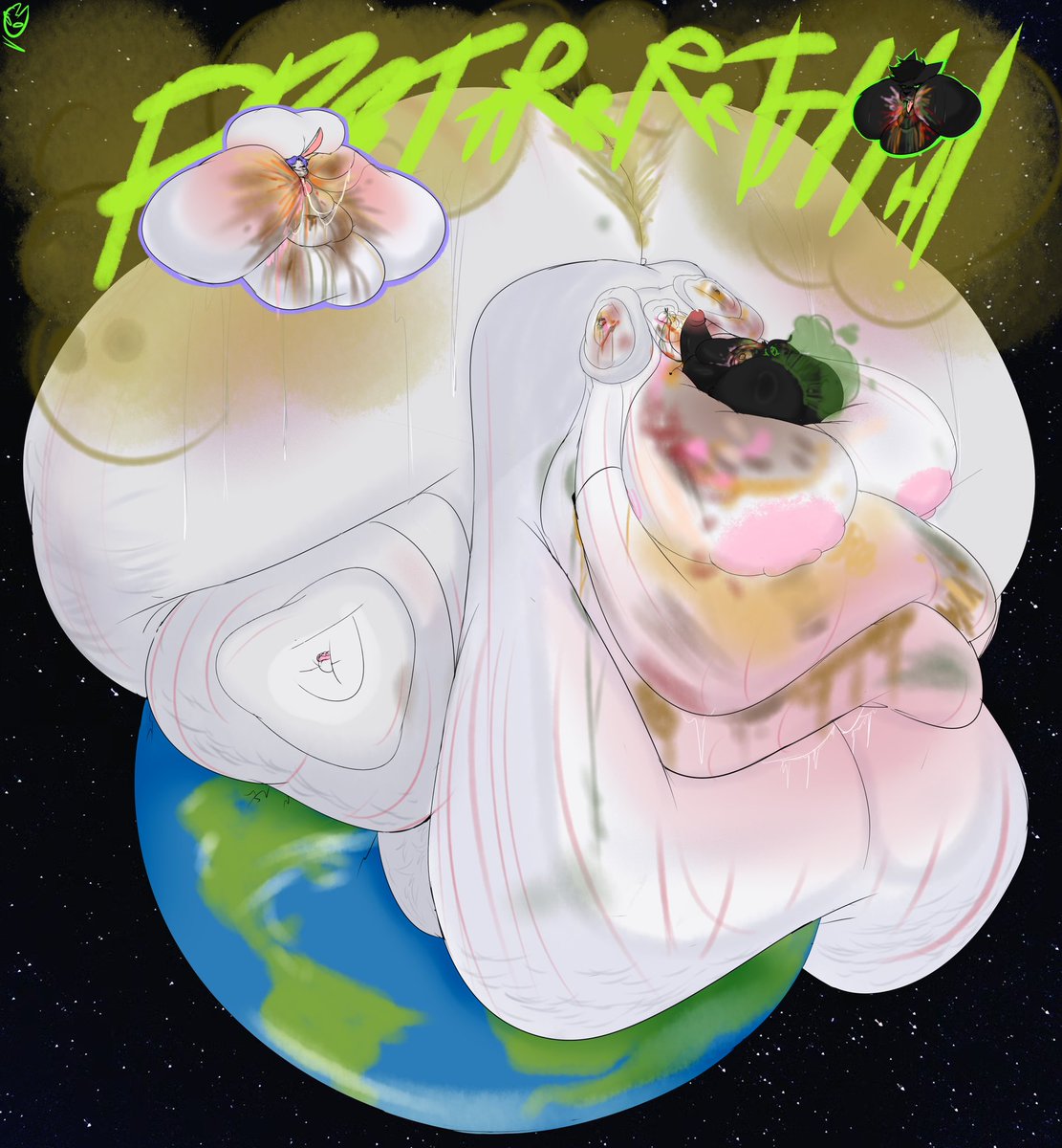 SuperChloe911's tweet photo. This planet is to be my fart cushion~ baked in my foul ass juices and brap clouds~ You should all count yourselves lucky if you survive~ https://t.co/TqT7ZGiCRq