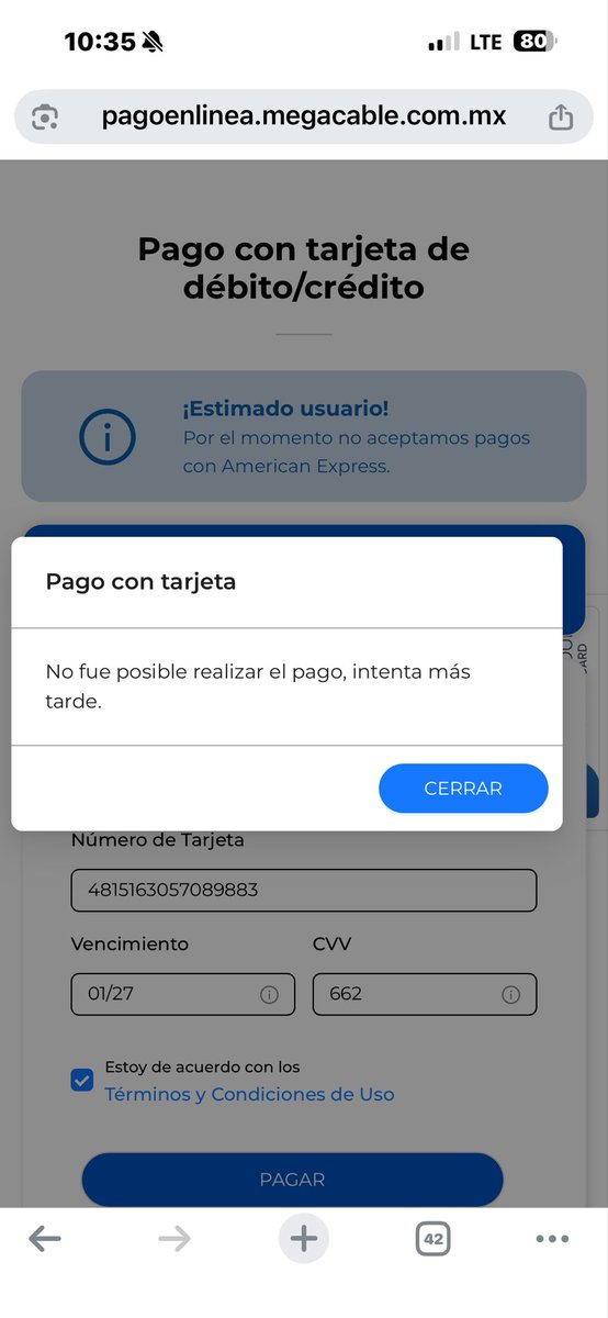 JavierEG93's tweet photo. Llevo todo el día intentando pagar en la app y en línea, y sirven para lo mismo, para nada @Megacable https://t.co/zolx9gDjCF