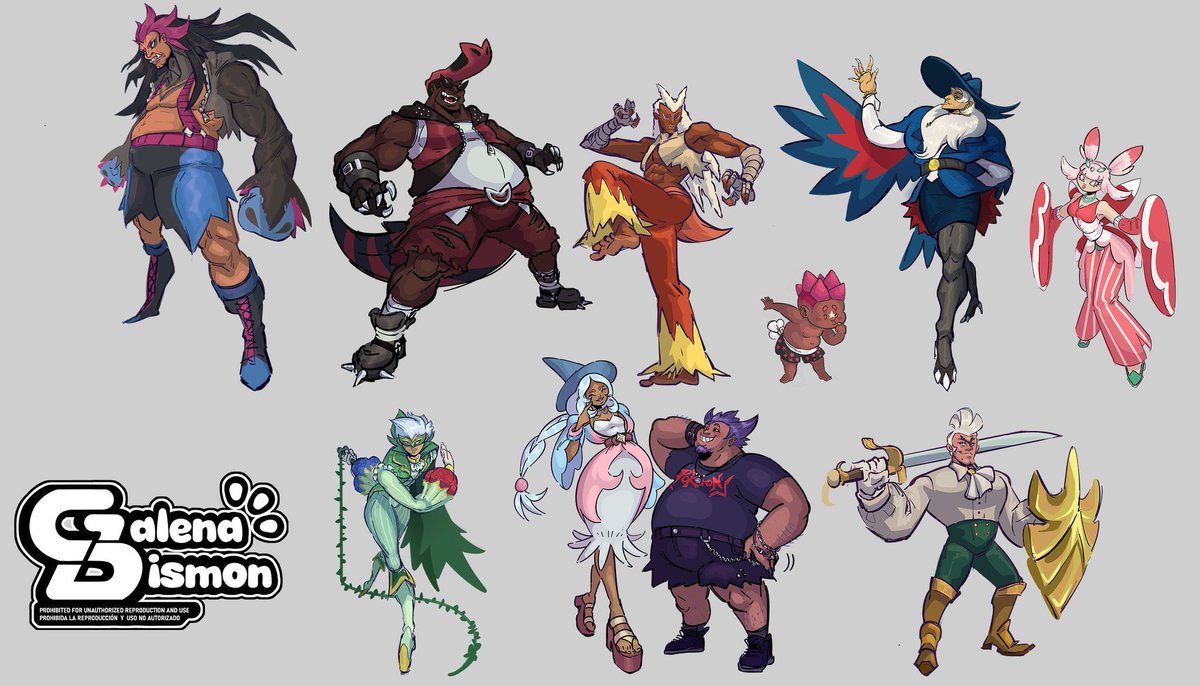 Galena_Bismon's tweet photo. Did you know I've also done Pokemon humanizations? https://t.co/2fm1pUTf1g