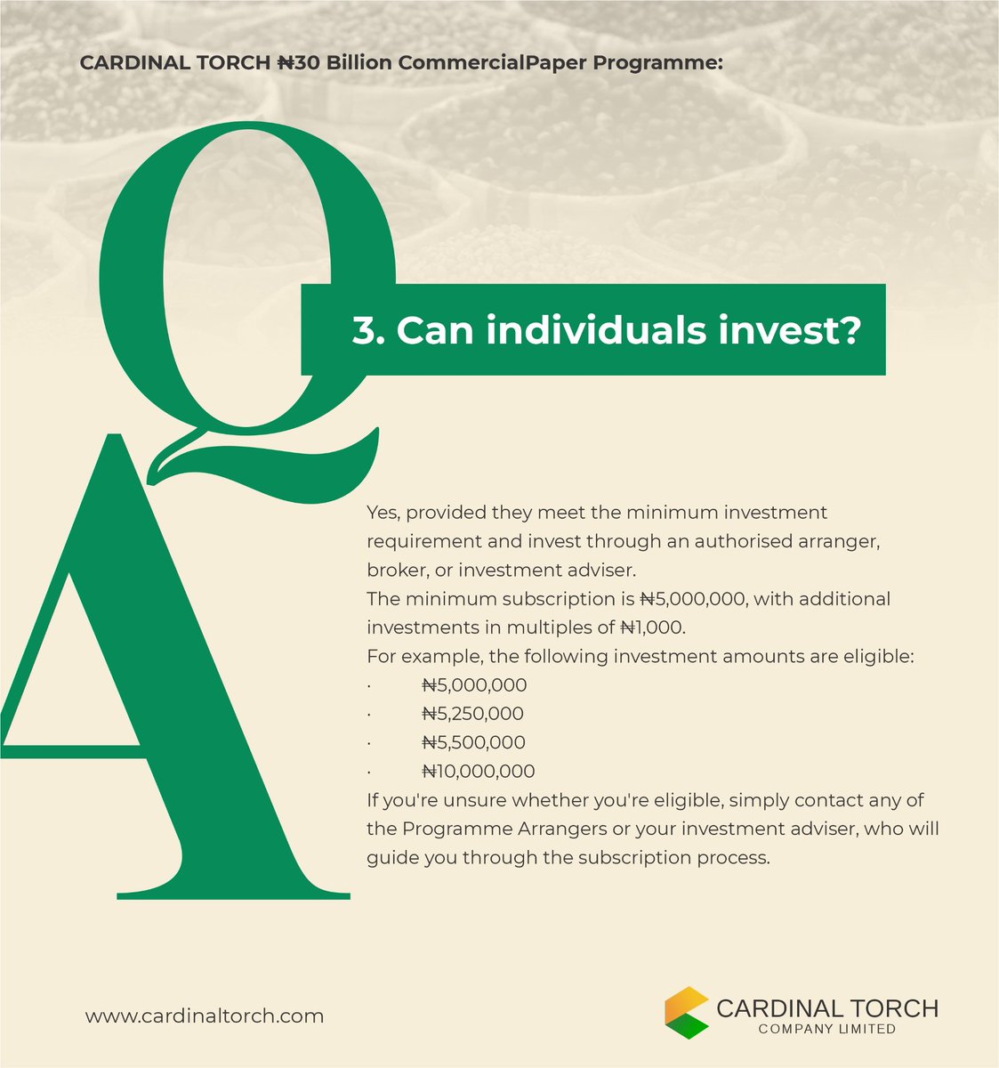 cardinaltorch_'s tweet photo. Have questions about the Cardinal Torch Commercial Paper Programme?

We've answered the most common ones in this FAQ thread.

Swipe through for a clear overview, and reach out to our authorized arranging partners if you'd like to learn more.

#CardinalTorch #Commercialpapers https://t.co/tR0LJ1xuyx