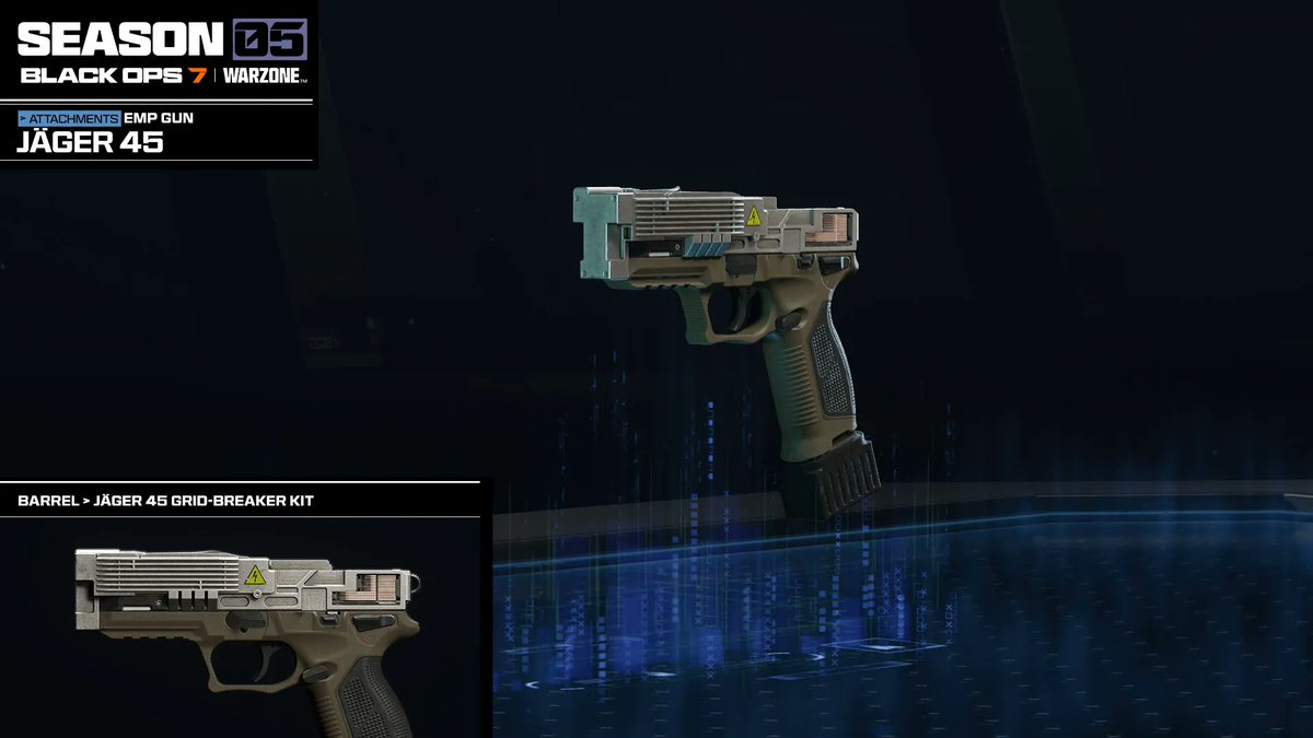 Jäger 45 Grid-Breaker Kit sebagai barrel attachment in-season
