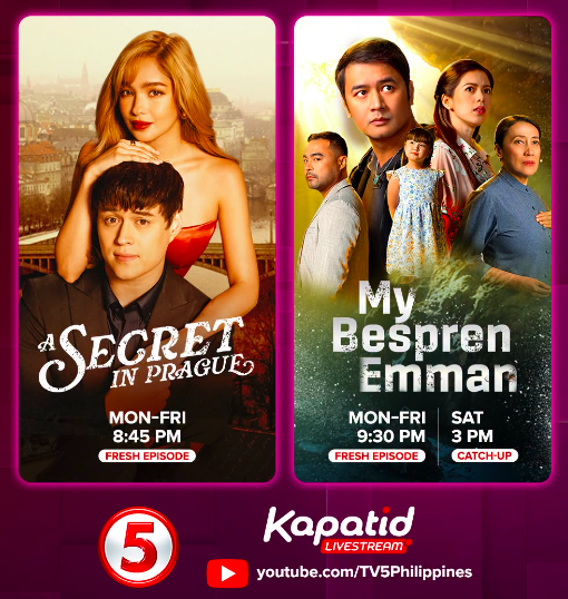 PaPiPh50823's tweet photo. DRPS PHCA TV Ad Listings 
7/13/26
#ASecretInPragueTV5  
#MyBesprenEmmanTV5 https://t.co/vtN5dYVbvi