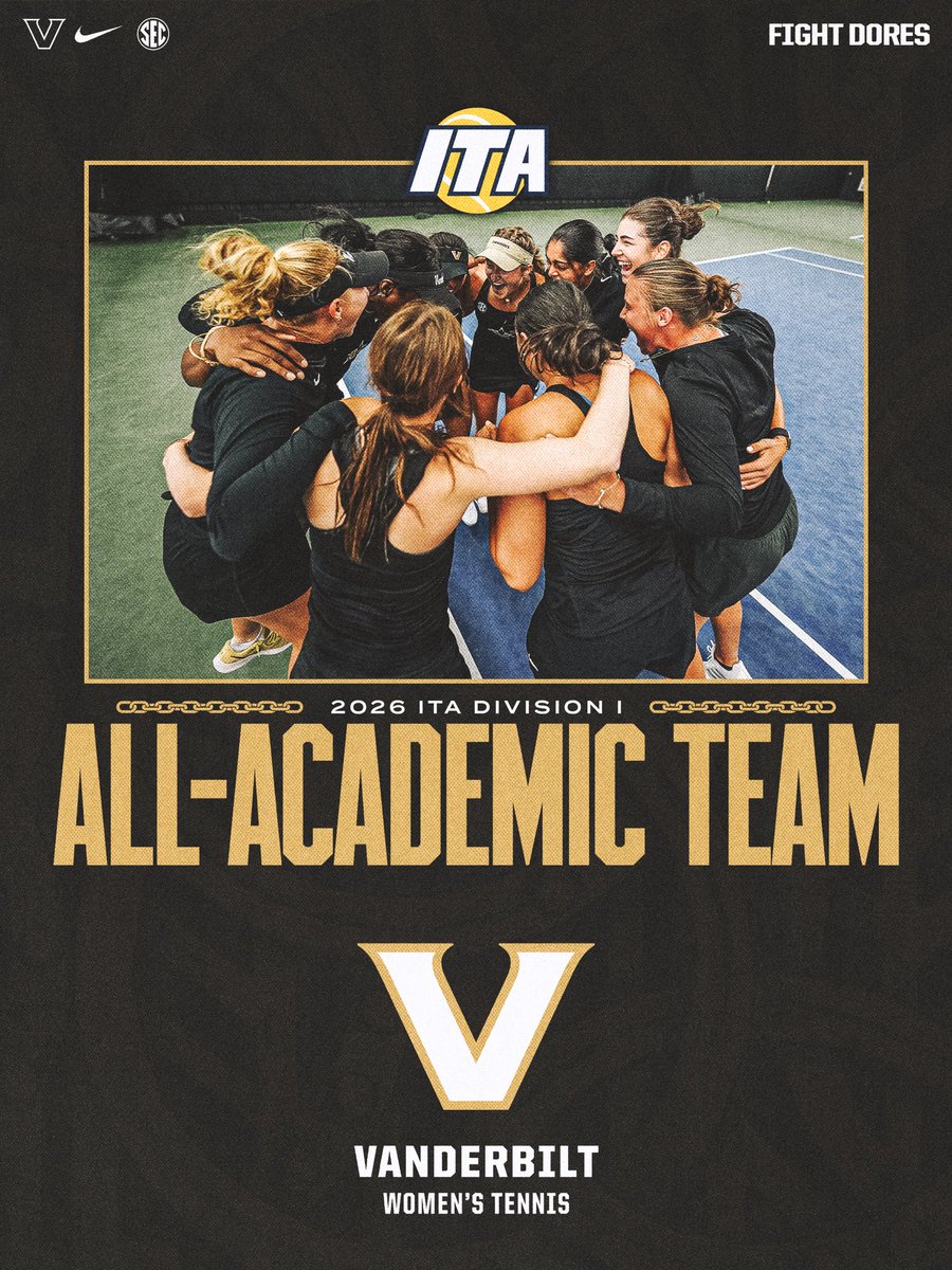 VandyWTennis's tweet photo. More academic recognition π
#FightDores βοΈβ¬οΈ https://t.co/bysoHMHQSu