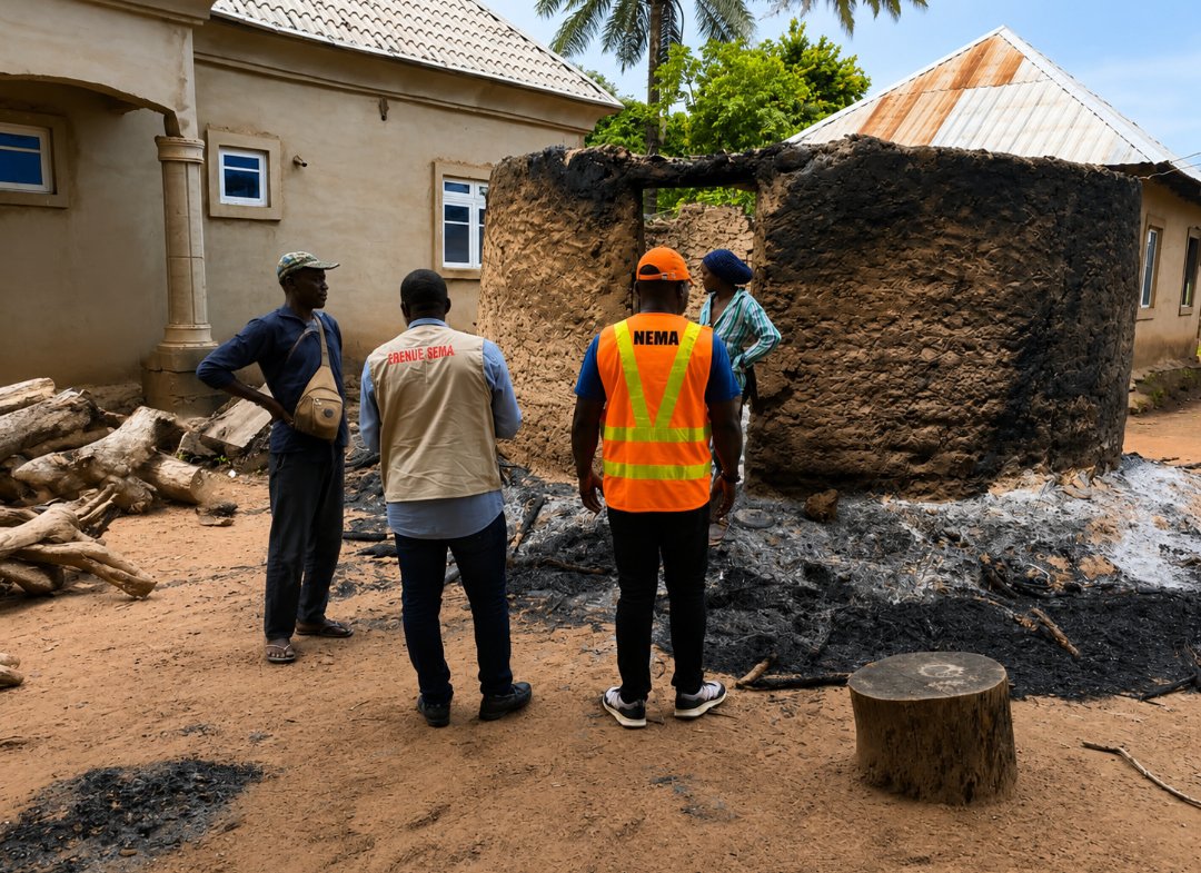 SemaBenue's tweet photo. The Benue State Government, through Benue SEMA, distributed relief materials to victims of the Otukpo Nobi and Akpach-Ugboju attacks.

The delegation, alongside NEMA and UNHCR, sympathized with affected communities and assessed the damage to guide further humanitarian assistance. https://t.co/lSv5jubPRs