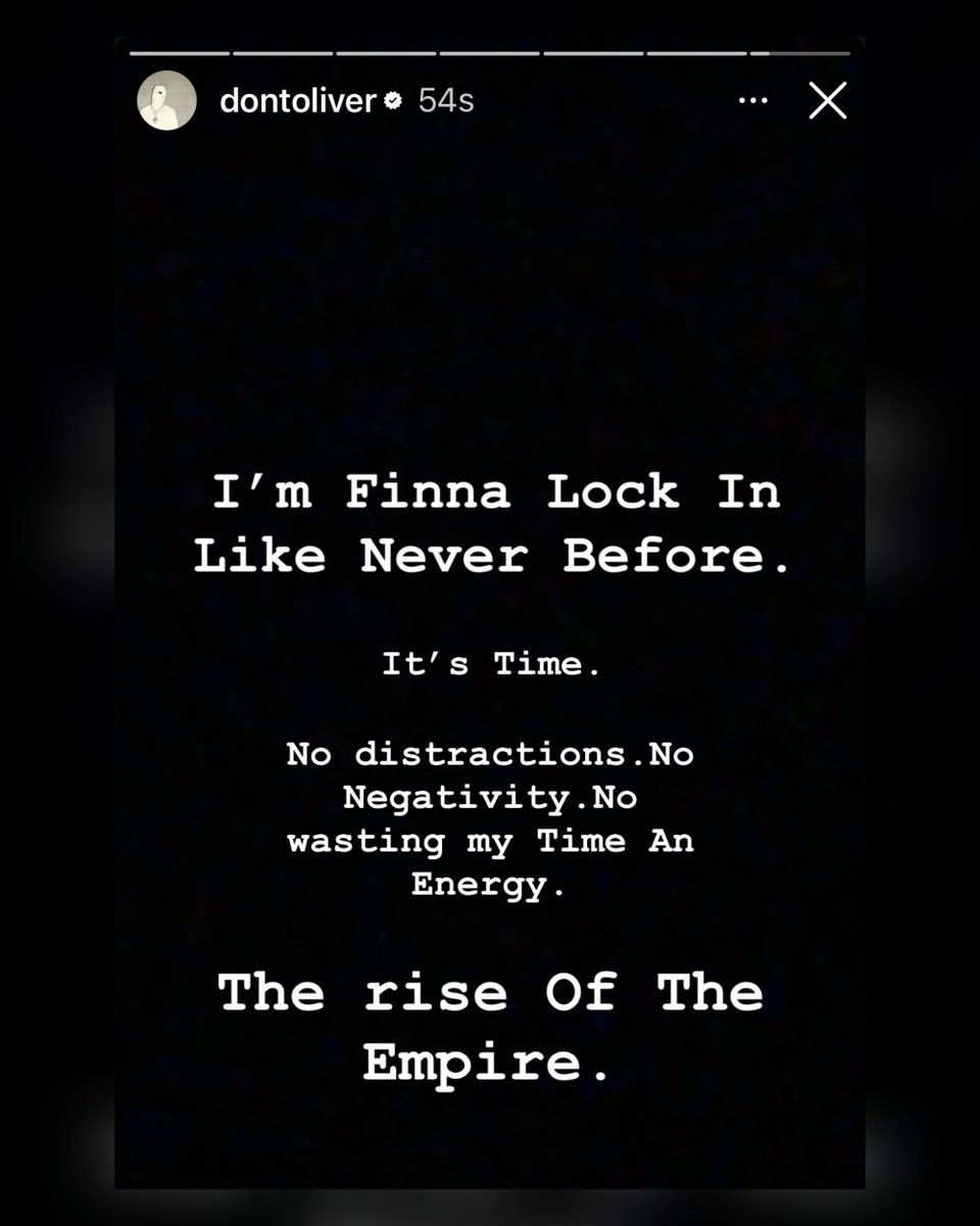 Kurrco's tweet photo. "I'm Finna Lock In Like Never Before. It's Time."

— Don Toliver via IG 👀 https://t.co/WmIGwlcAfU