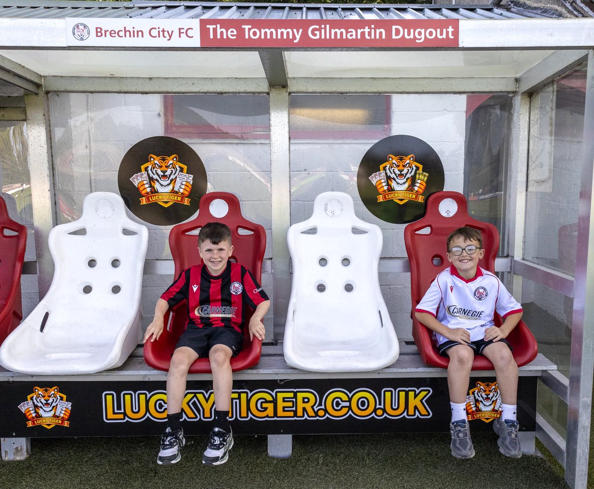 BrechinCityFC's tweet photo. 🐯 We are delighted to welcome Lucky Tiger as our official dugout sponsors for the 2026/27 season!

Less than ONE WEEK remains to enter the Lucky Tiger competition to win a signed Scotland shirt! 🏴󠁧󠁢󠁳󠁣󠁴󠁿

Enter now ➡️ https://t.co/IzFaoCrl8I https://t.co/I6aNDtsrun