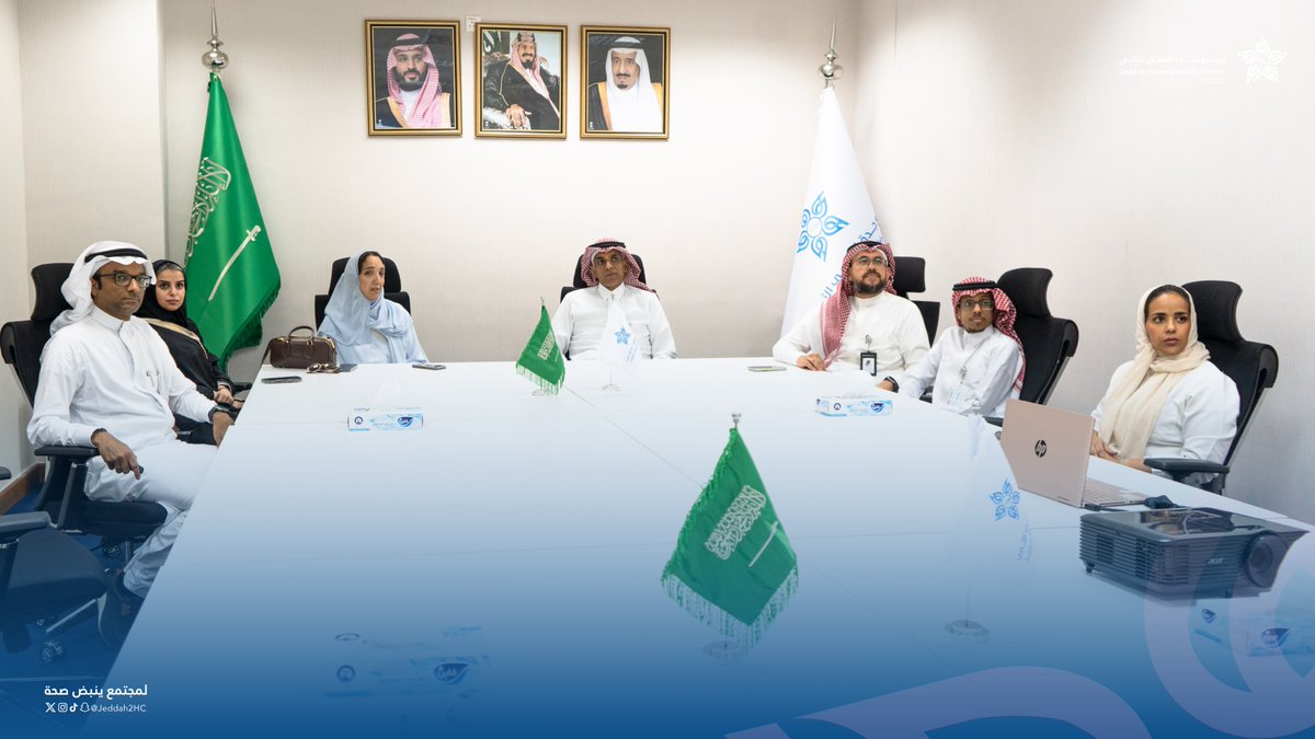 Jeddah2HC's tweet photo. #تغطية 📸
ضمن جهود تعزيز الشراكات الاستراتيجية، استقبل تجمع جدة الصحي الثاني صاحبة السمو الملكي الأميرة الدكتورة نوف بنت الحسن آل سعود، رئيسة مجلس إدارة الجمعية العلمية السعودية للصحة الوقائية، لبحث فرص التعاون في دعم الصحة الوقائية، وتطوير المبادرات المشتركة ذات الأثر المجتمعي.

لـ #مجتمع_ينبض_بصحة