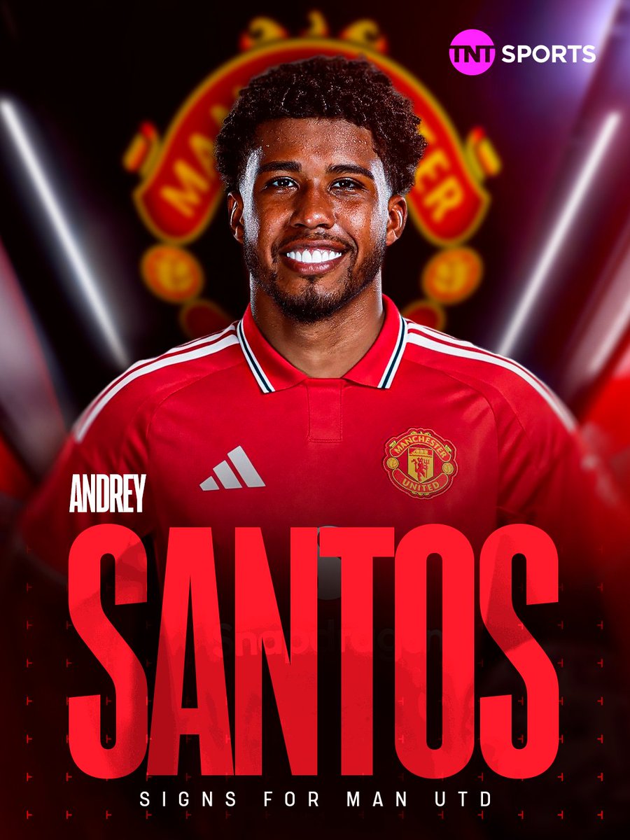 footballontnt's tweet photo. OFFICIAL: Andrey Santos is a Red 🔴 https://t.co/SB28EzTL2x