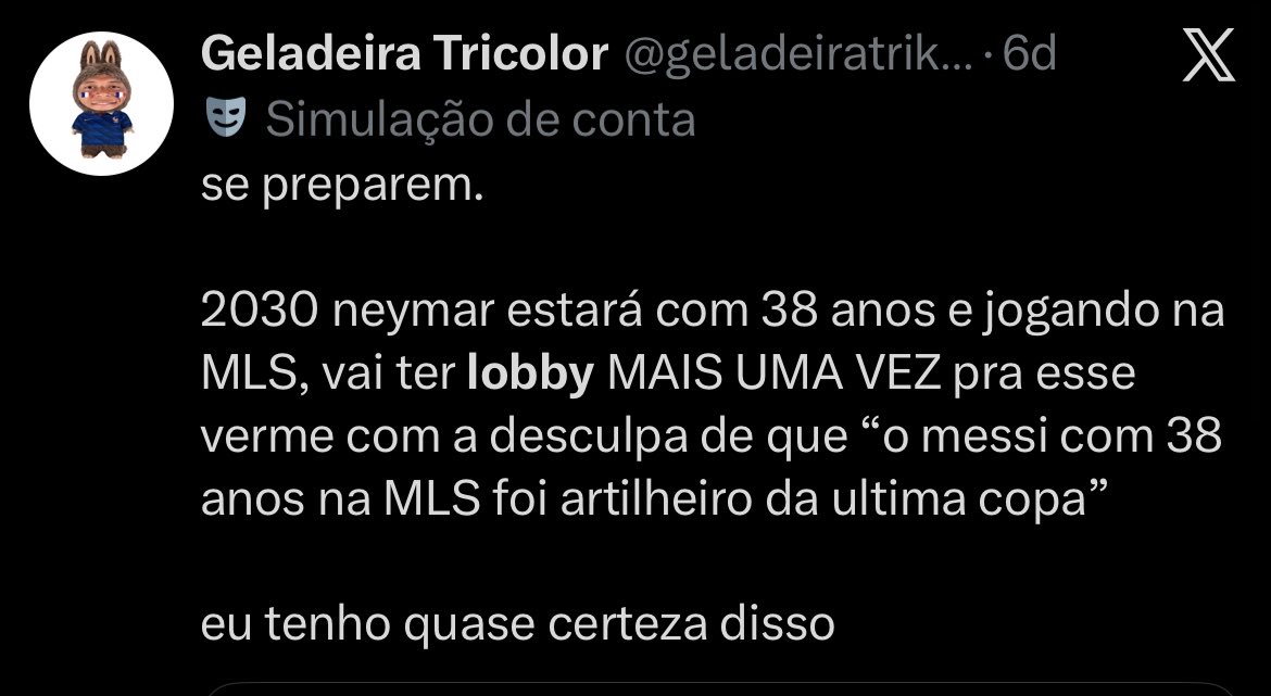 Geladeira Tricolor tweet media