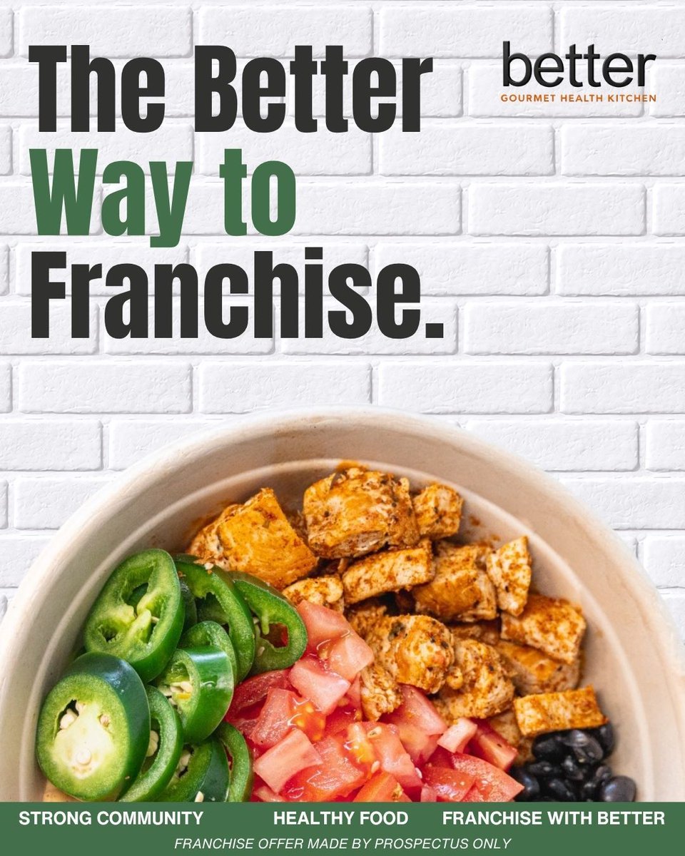 BizAdvisor's tweet photo. Healthy food is more than a trend. It's a business built for the future. 🥗
Consumers are making smarter choices every day, and they are looking for fresh, flavorful meals they can feel good about.
#BetterGourmet #FGS https://t.co/pdqDzHu3kh