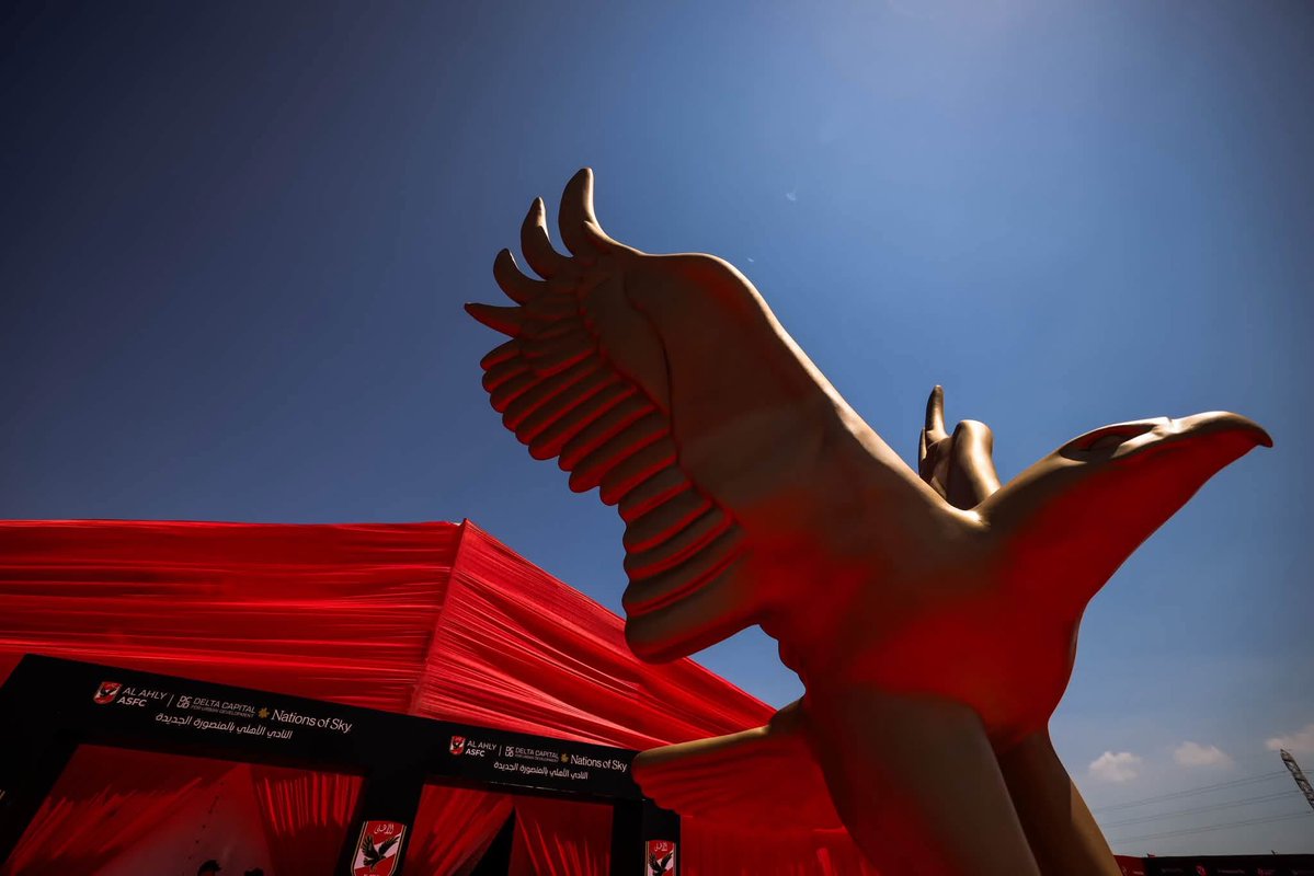 AlAhly's tweet photo. 🔴 حلق عالي يا نسر الأهلي 🦅

📍الأهلي في المنصورة الجديدة ✨ https://t.co/r07rPifl3Z