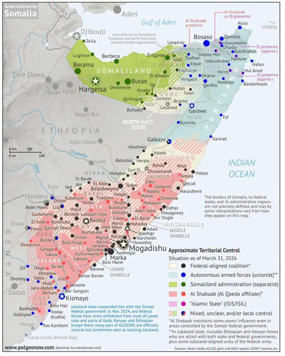 samalespace1's tweet photo. @UKinSomalia @ayanmoaden @North East State  Controlled Sool Sanag &amp; Buhodle Togdheer Full Region https://t.co/5ZUJ7AdfmJ