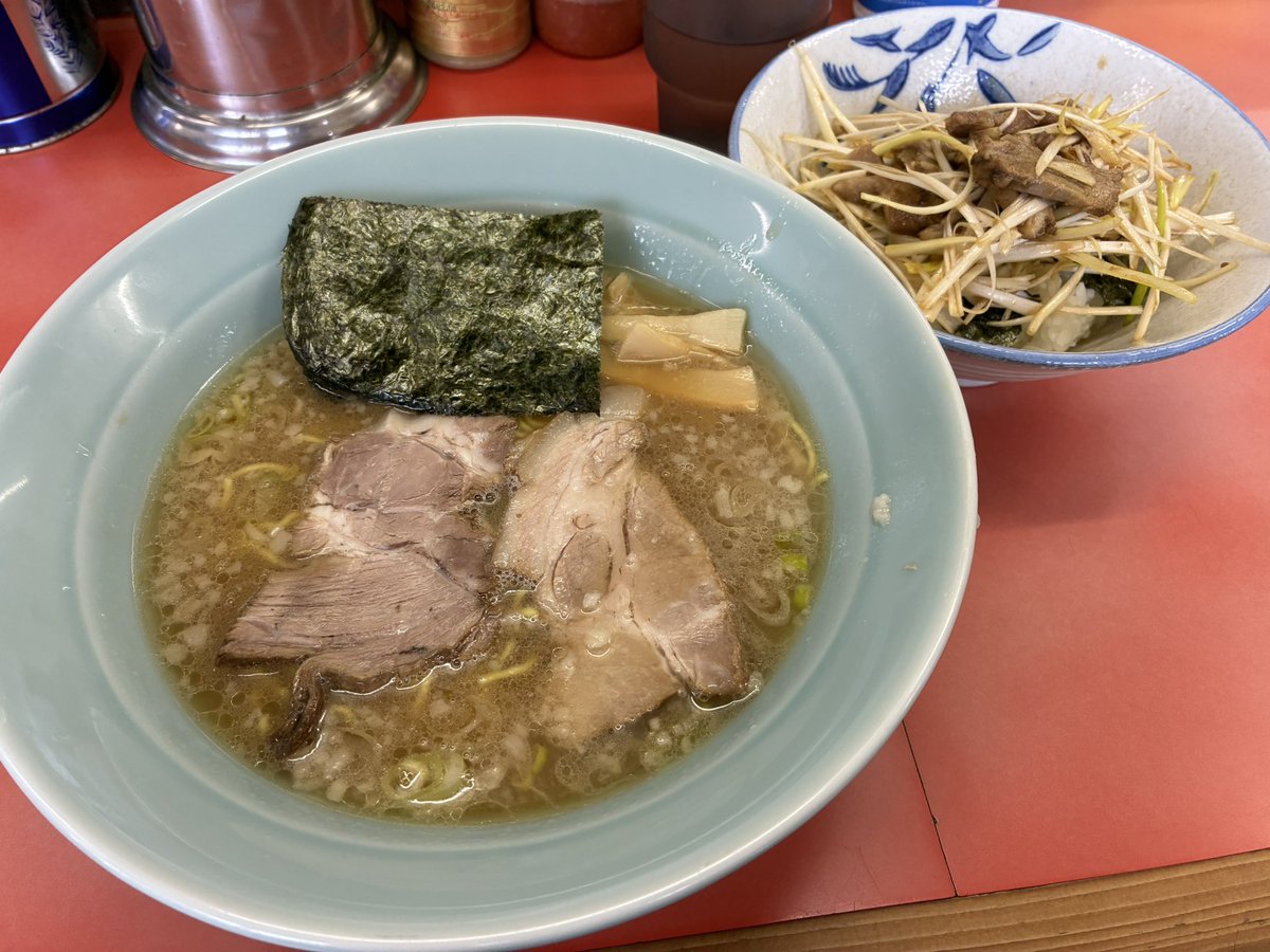 FaceLikeTheSea's tweet photo. 2026年ラーメン82杯目
ラーメンショップ能代店(秋田県能代市)
ラーメン
ネギ丼 小 https://t.co/fpajrrE3Dw