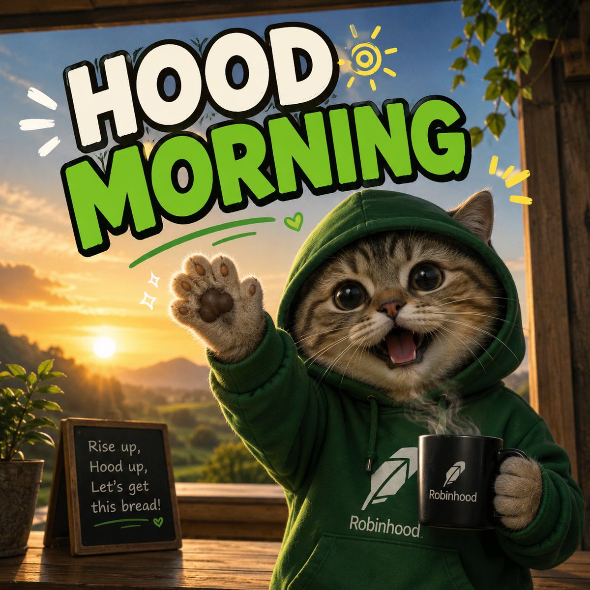 grinz89's tweet photo. @RobinhoodApp Hood Morning to you https://t.co/pSZGRggjsj