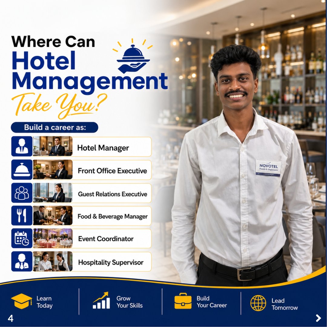 SumedhaIIM's tweet photo. Launch your global hospitality career with Sumedha International Institute! ✈️ International opportunities in luxury resorts, airlines, cruises, and events await.

👉 DM "BHM" to get our course brochure. 
📞 +91 9966 199 883 
🌐 https://t.co/n0HDPdMr5A

#Hospitality #CareerGoals https://t.co/ISPdD6Khdz