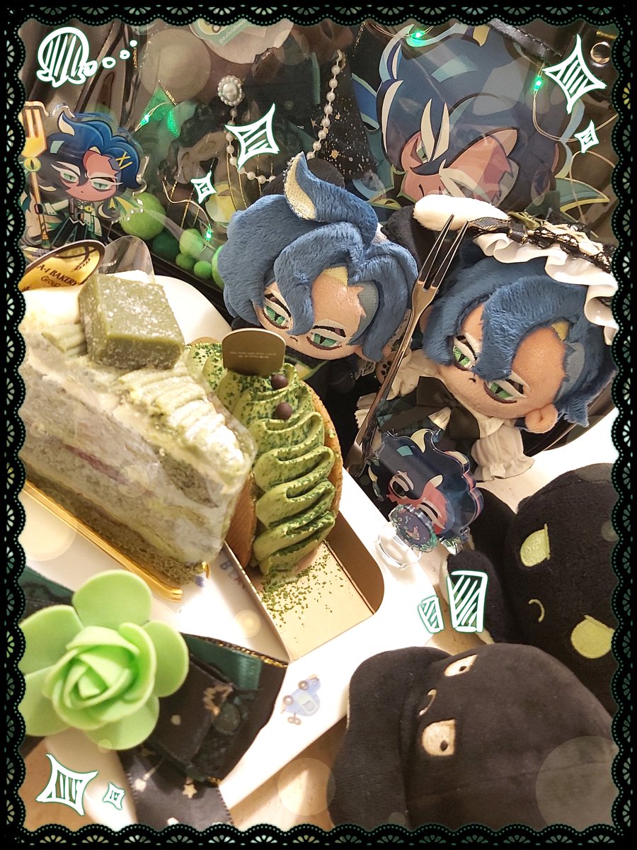 mirara122's tweet photo. 🎊🖤💚【-Happy Birthday for Abyss Monarch Cookie 🐙 3rd anniversary-】💚🖤🎊
祝福我們偉大的深海之王大人3歲生日快樂～！！！
今年2026年也是獻祭送上雙倍生日蛋糕🎂！！！🎁🎉
我永遠愛章魚😭🫶💓💓

#쿠키런 #cookierun #abyssmonarchcookie https://t.co/AibKraoNBr
