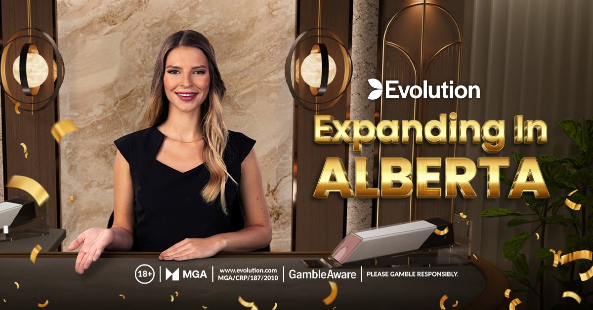 Evo_global's tweet photo. A new era for Alberta's regulated online gaming market. 

Evolution is expanding its presence as licensed commercial operators launch across the province, bringing our Live Casino, Game Shows, First Person titles and online slots to more players than ever. 

Read more: https://t.co/mKJpOABZit

#Alberta #iGaming #Evolution #LiveCasino 

🔞 https://t.co/4f9UcDWqyc. Please gamble responsibly.