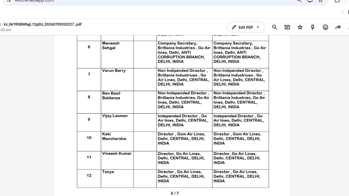 jagritichandra's tweet photo. Ernakulam police files FIR against the entire Board of Directors of erstwhile Go First, Ease My Trip, Clear Trip and DGCA for criminal breach of trust, cheating and fraud for continuing to sell tickets after May 2, 2023 when the airline approached court for filing for voluntary insolvency.