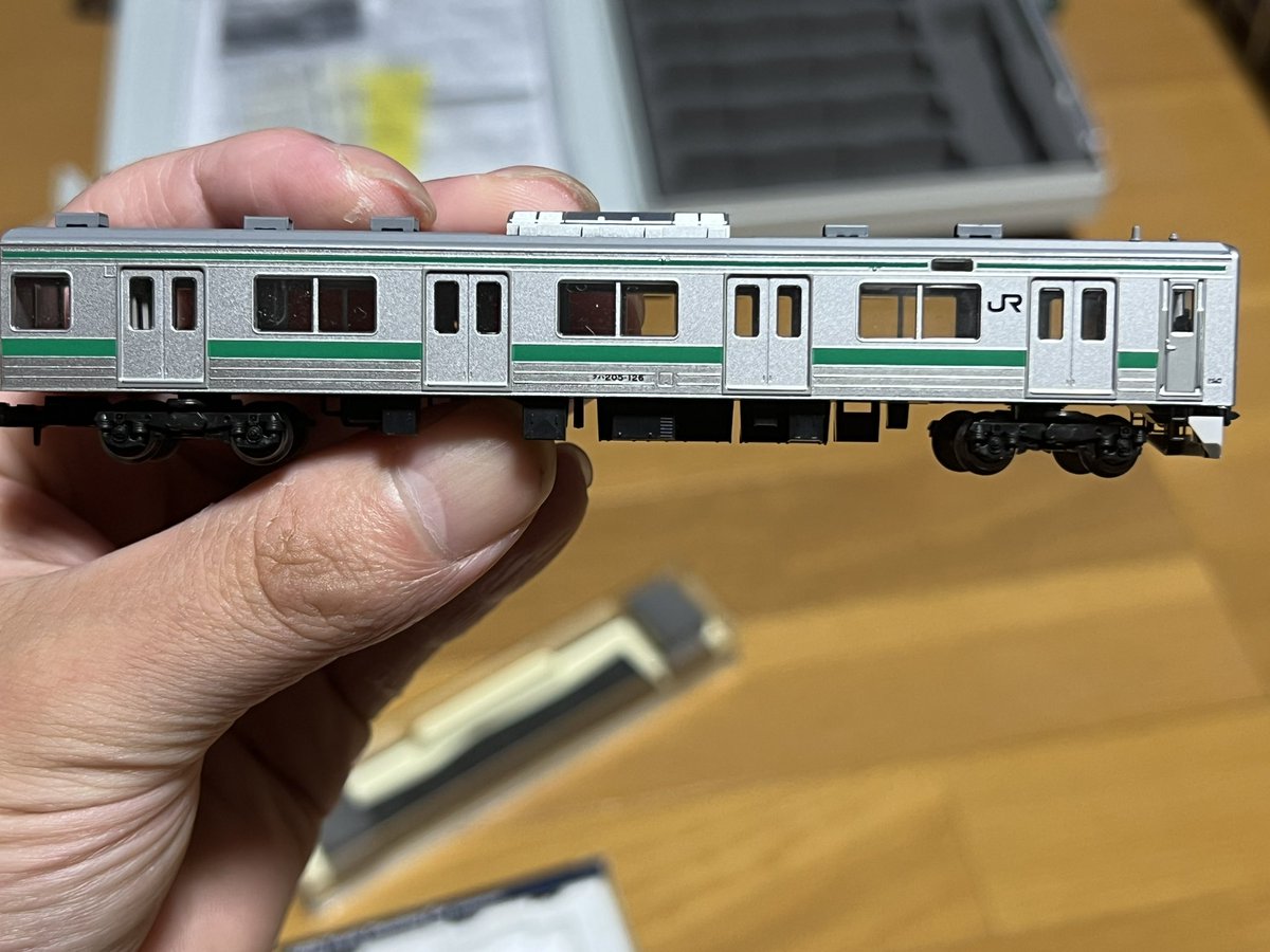 205系0番台 埼京線 6ドア車 Nゲージ TOMIX 購入しました。 行先は