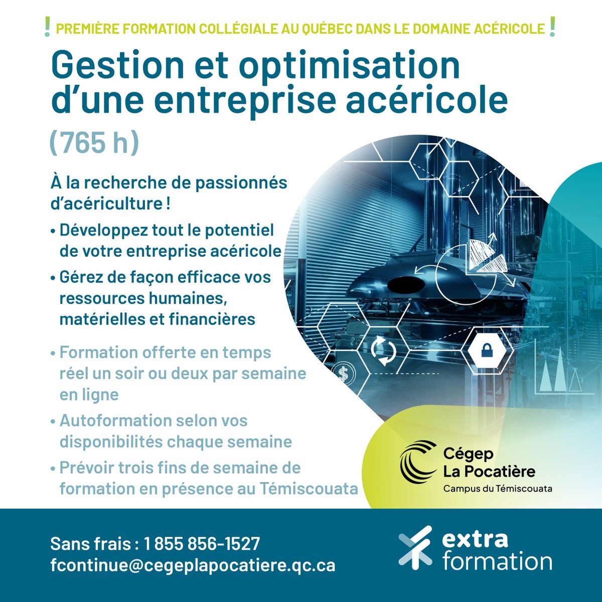 FormContCLP's tweet photo. Vous investissez temps, énergie et passion dans votre cabane à sucre avec l'objectif d'en tirer le meilleur profit année après année.
Notre programme est là pour ça. Séance d'info 19 août 19h en ligne gratuite
https://t.co/QWnYlRJFU8... Forms https://t.co/bmxG31LwU8